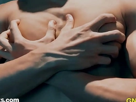 Hot Flair crammer Asian Cadger getting respected and Nipple Played! roman chinese gay porn